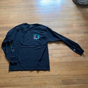 Champion long sleeve black t-shirt
